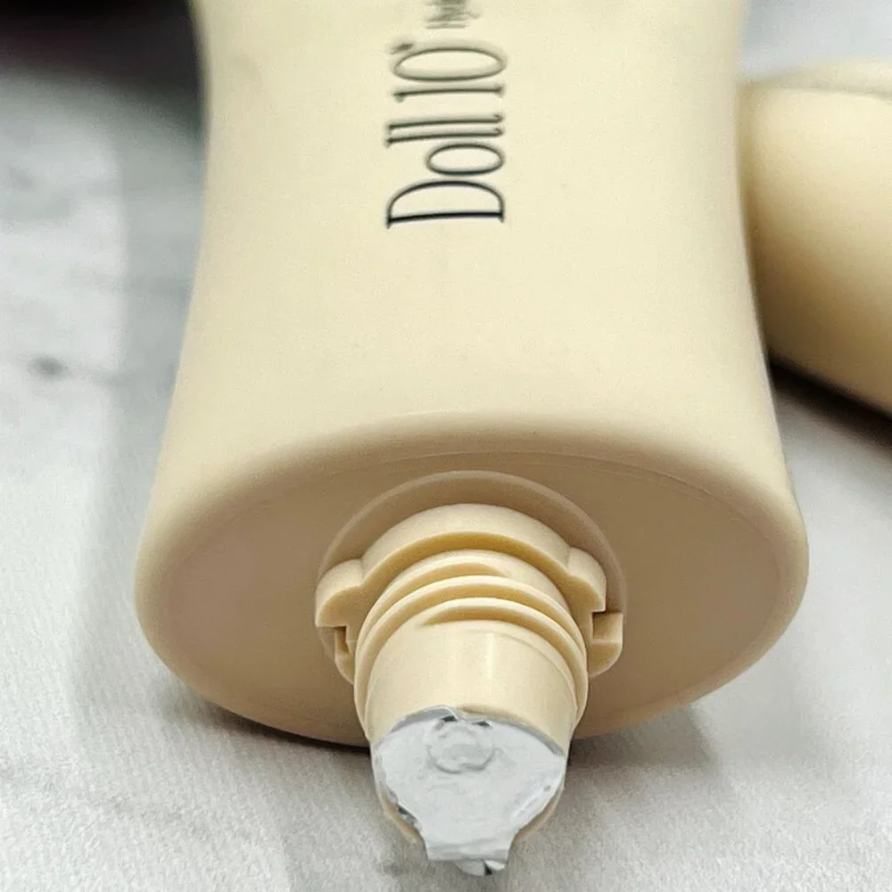 Doll 10 HydraGel Foundation FAIR Shape Full Face Cream Makeup 2Pcs Bundle 1FL